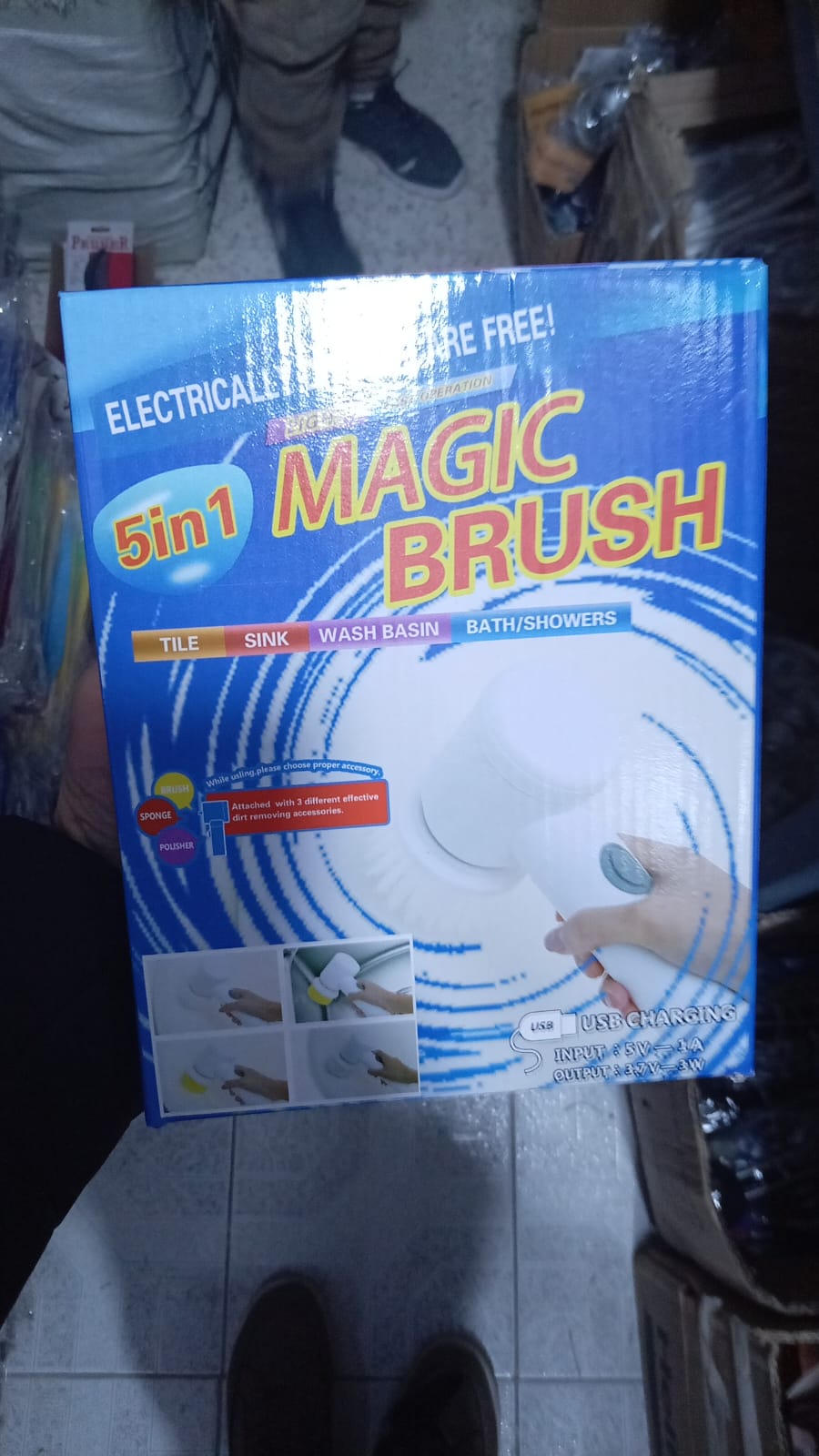 BROSSE DE NETTOYAGE 5 EN 1