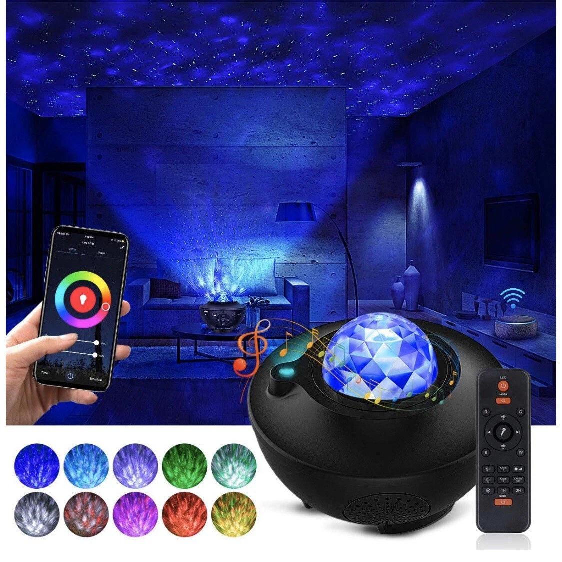 Projecteur LED Galaxie Nuit Étoilée